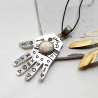 Hand der Fatima • Halskette silber | Boho | Halsschmuck