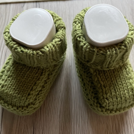 Baby - Schuhe Gr. 50/56 handgestrickt