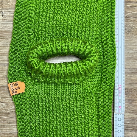 Handgestrickter Kinder‑Schalkragen, weich, dehnbar, mitwachsend