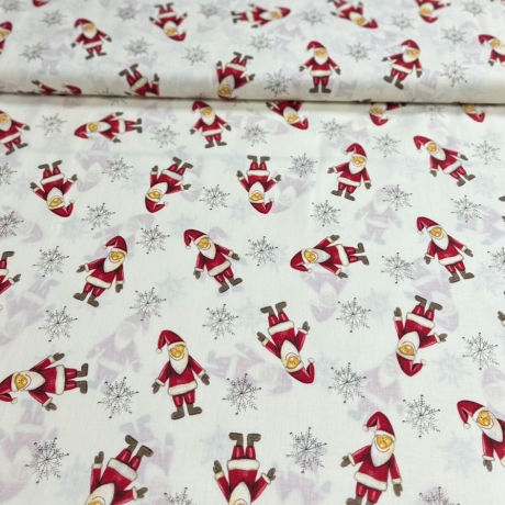 Weihnachtsstoff Baumwollstoff Popeline Poplin 