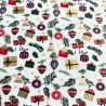 Weihnachtsstoff Baumwollstoff Popeline Poplin 