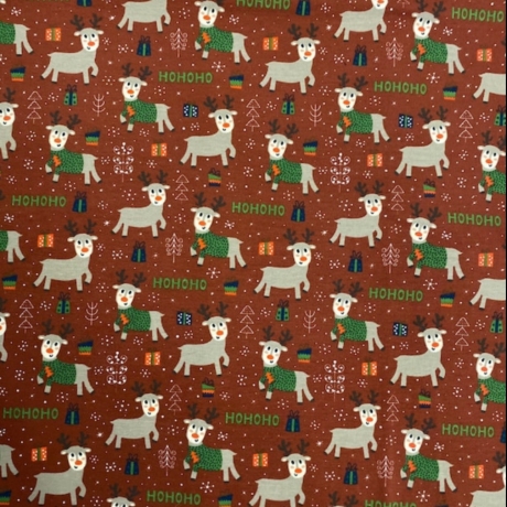 Jersey Stoff Weihnachten Kinderstoffe Winterreh