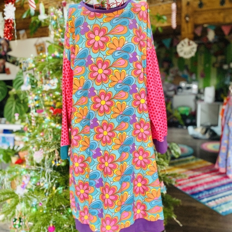 Kartoffelsackkleid Größe M-XL