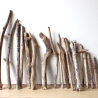Treibholz Schwemmholz Driftwood 18 Äste  14 - 47 cm  **E10** 