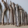 Treibholz Schwemmholz Driftwood 18 Äste  14 - 47 cm  **E10** 