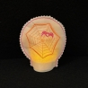 Spinne mit Netz Lichtdeko Halloween Stickdatei