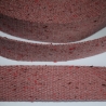 Gurtband 30 mm MELIERT bordeaux rot rosa brombeere