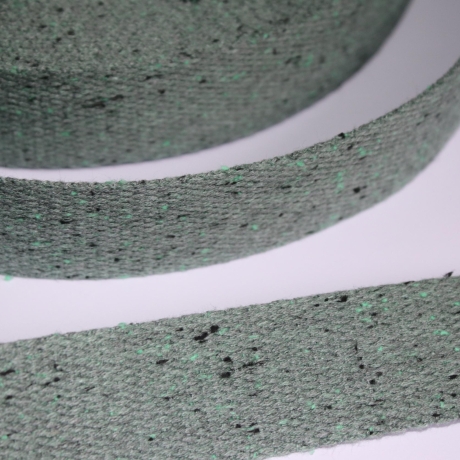 Gurtband 30 mm meliert grün khaki flaschengrün olivgrün