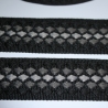 Gurtband 38 mm 3D-Effekt Raute mehrfarbig schwarz grau anthrazit