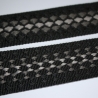 Gurtband 38 mm 3D-Effekt Raute mehrfarbig schwarz grau anthrazit