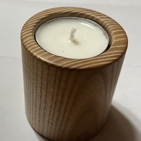 Holz Kerzenhalter natur | Kerzenständer Holz |Teelichthalter Holz