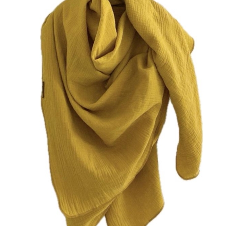 Musselin Tuch XXL | Schal | Halstuch | Dreieckstuch | 42 Farben
