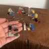 Schlüsselanhänger mit LEGO- Bausteinen Buchstabe Initialen