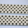 Gurtband 38 mm / 40 mm 3D-Design natur grün  Taschengurtband