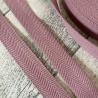 Gurtband uni Fischgrät Design 30 mm mauve lila hellviolett