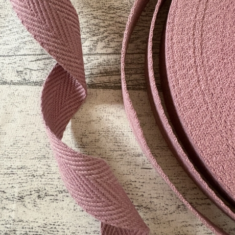 Gurtband uni Fischgrät Design 30 mm mauve lila hellviolett