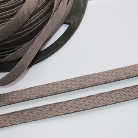 Gummiband 10 mm dunkelgrau grau ab 2 Meter