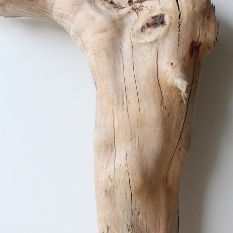 Treibholz Schwemmholz Driftwood 1 knorrige  Skulptur  48 cm 
