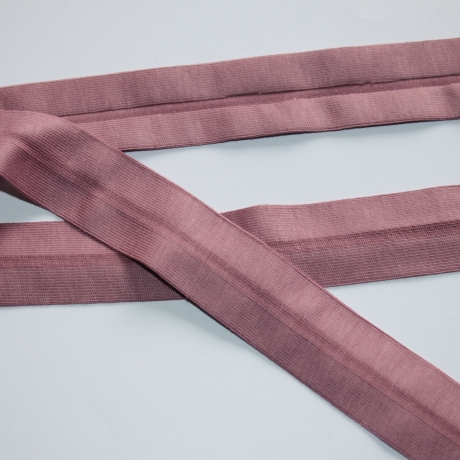 Schrägband Jersey 20 mm erika lila elastisches Band