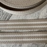 Gurtband mit Streifen Design Baumwolle 30 mm sand & natur 