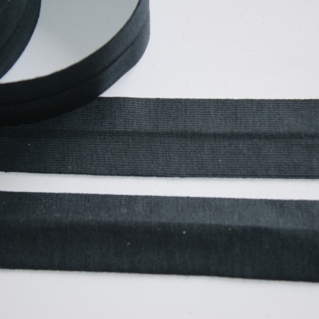 Schrägband 20 mm dunkelblau blau elastisch Jersey-Schrägband
