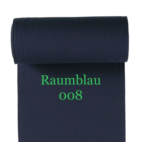 Bündchen 265gr/m Raumblau Blau
