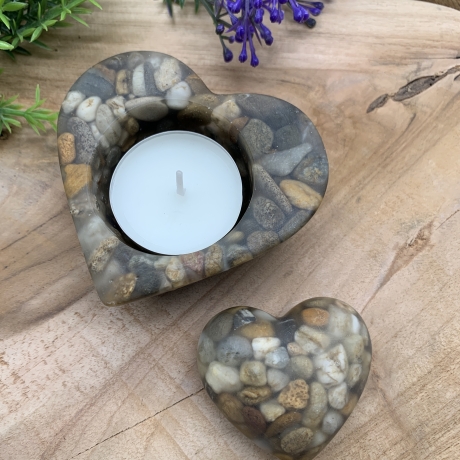 Handgefertigtes Deko Set Licht & Liebe (5er Set)