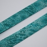 Schrägband Schlangen-Design türkis blau 20 mm