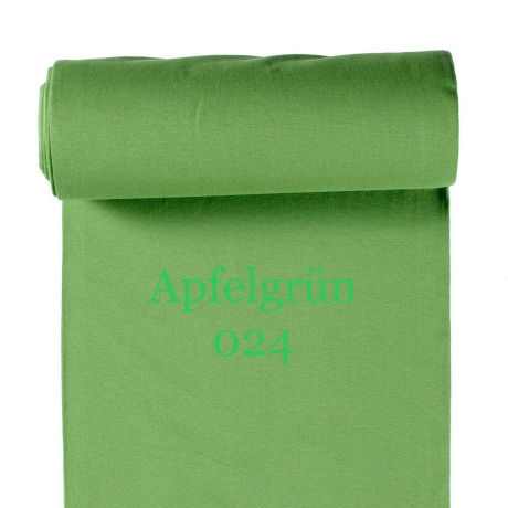 Bündchen 265gr/m2 Apfel Grün