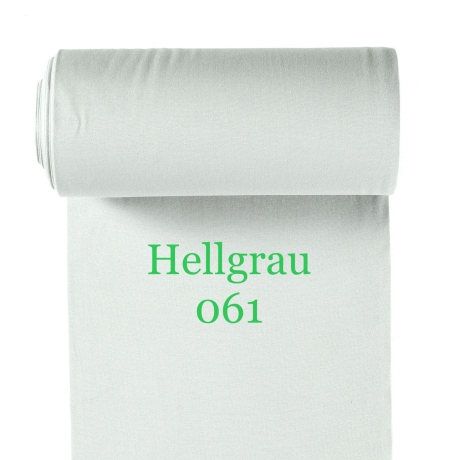 Bündchen 265gr/m Hell Grau