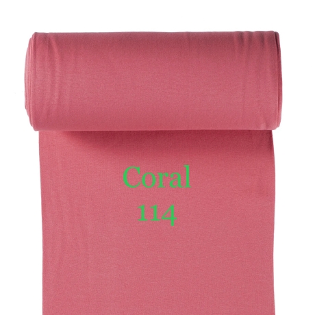 Bündchen 265gr/m2 Coral