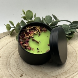 Duftkerze Birne handmade mit Holzdocht