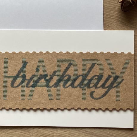 Happy Birthday Karte – Glückwunschkarte – Geburtstagskarte