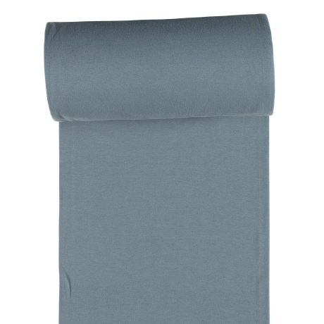 Bündchen 265gr/m2 Stahl Blau