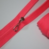 Reißverschluss neon pink Knochen neonpink + Zipper silber REST