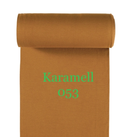 Bündchen 265gr/m2 Karamell