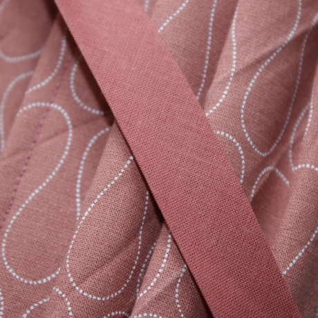 Schrägband rosenholz helles braunrot Baumwolle 18 mm