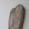 Treibholz Schwemmholz Driftwood 1 flache Skulptur  57 cm 