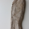 Treibholz Schwemmholz Driftwood 1 flache Skulptur  57 cm 