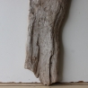 Treibholz Schwemmholz Driftwood 1 flache Skulptur  57 cm 
