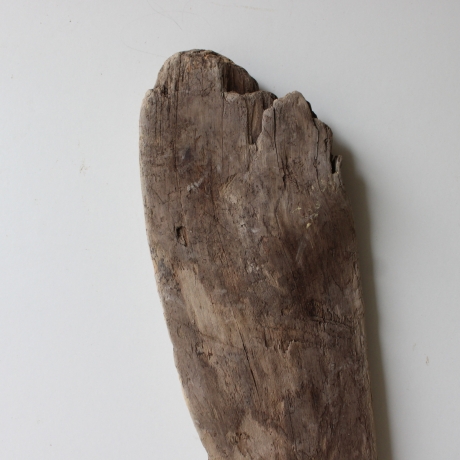 Treibholz Schwemmholz Driftwood 1 flache Skulptur  57 cm 