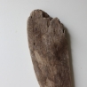 Treibholz Schwemmholz Driftwood 1 flache Skulptur  57 cm 
