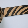 Gurtband Zebra Muster 38 mm beige Zebra-Design Tiger _c