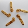 Reißverschluss 5 mm gold GLITZER :) mit / ohne Zipper