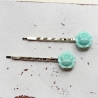 Mint • Haarklammern | Haarschmuck | Rosen | Set