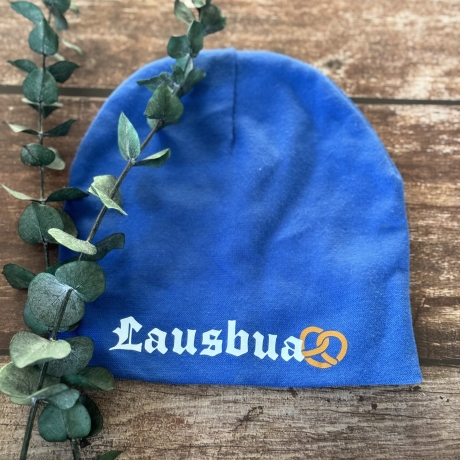 Baby Mütze Beanie Lausbua/ Lausdeandl