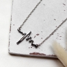 Heartbeat • Halskette silber | Kette | Herz | Geschenkidee