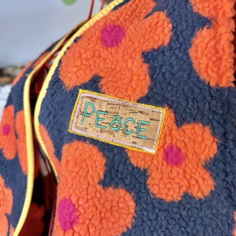 Teddyweste kurz Größe L Oversize