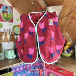 Teddyweste kurz Größe L Oversize