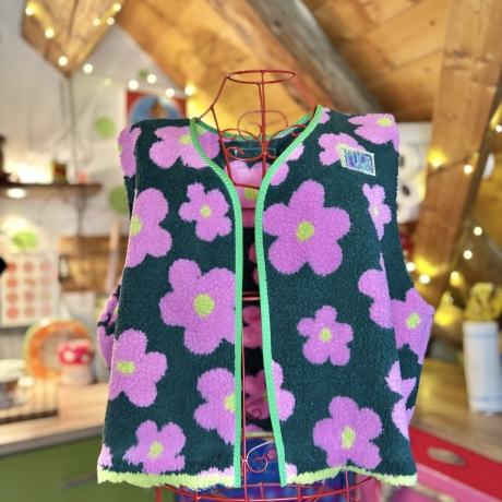 Teddyweste kurz Größe L Oversize